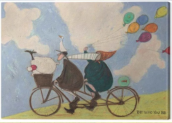 Tablou pe pânză Sam Toft - Be Who You Be