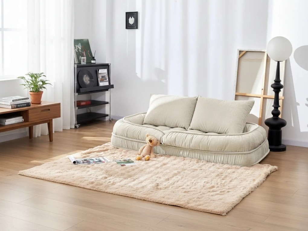 Fotoliu de relaxare cu poziții ajustabile LAZY SOFA, bej