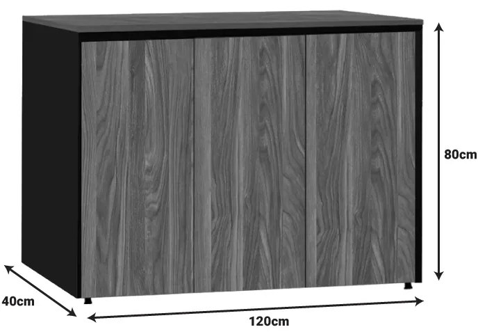 Dulap birou Oscar Maro 240x40x80 cm