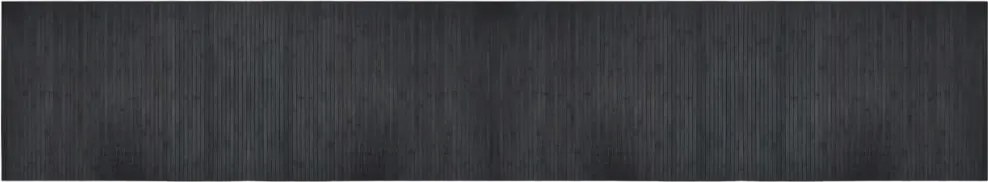 vidaXL Covor dreptunghiular, gri, 70x400 cm, bambus