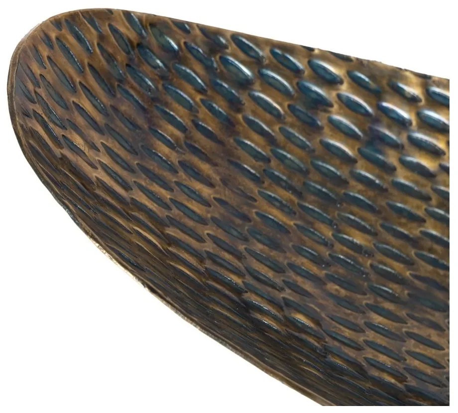 Tavă decorativă din metal 48x16 cm Bronze – Ixia
