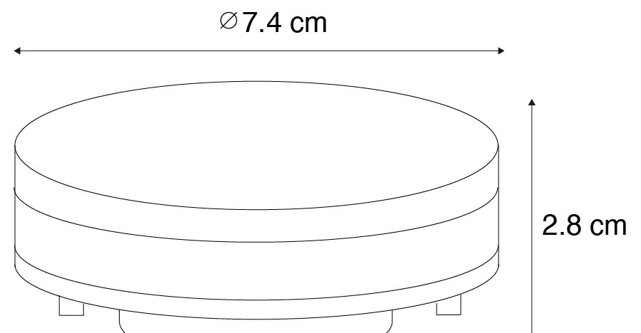 Lampă LED inteligentă GX53 reglabilă Opal RGB 9W 806LM 2700K-6500K Zigbee