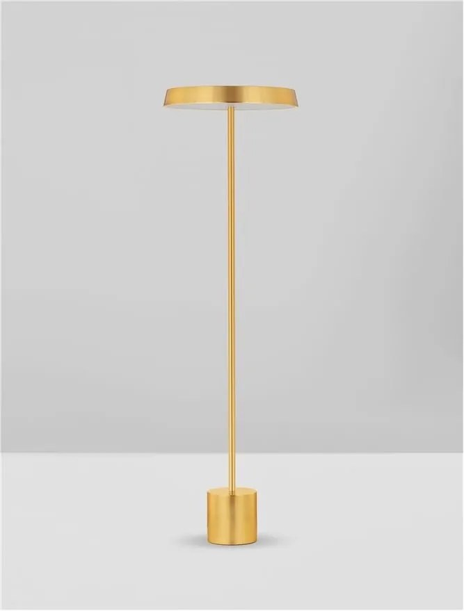 Lampa de podea LED design modern VETRO auriu, D-40cm