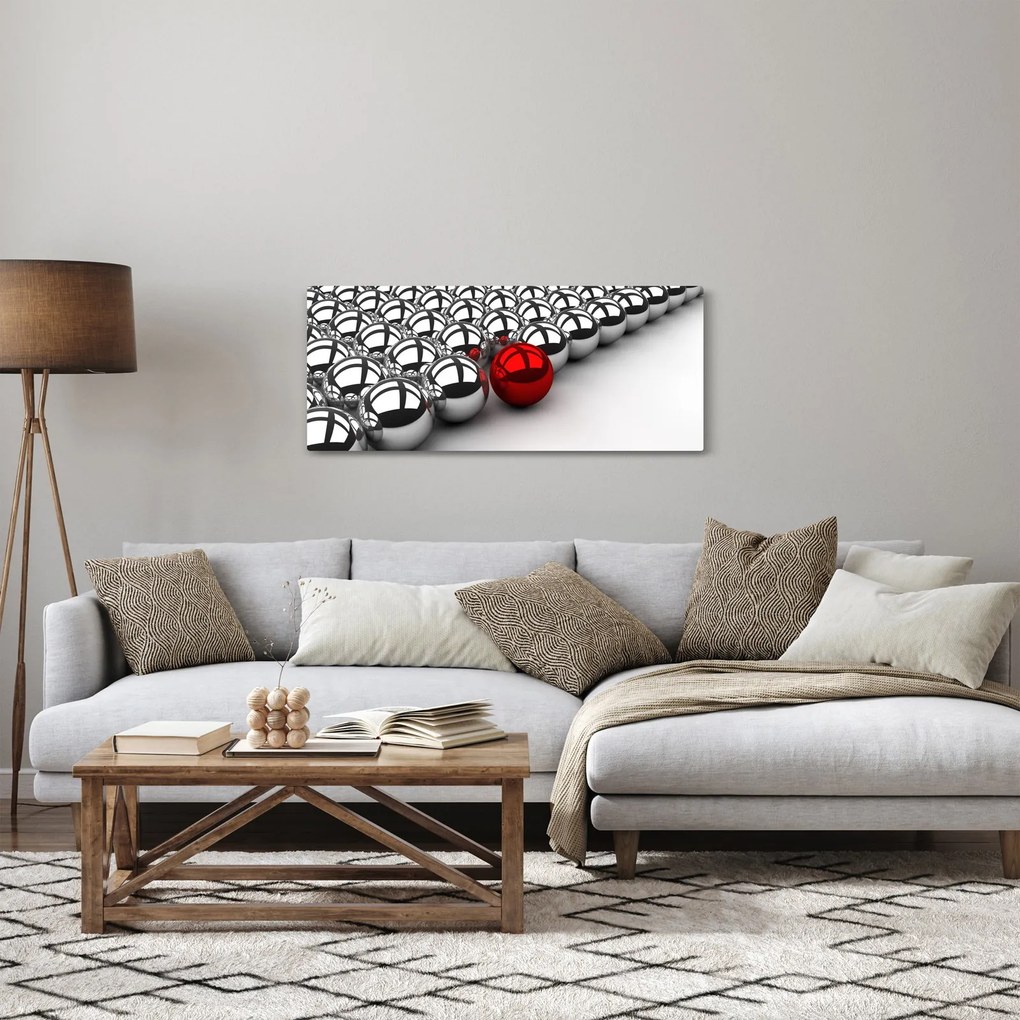Tablou cu bile lucioase (120x50 cm)