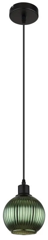 Pendul design modern ZUMBA negru/verde