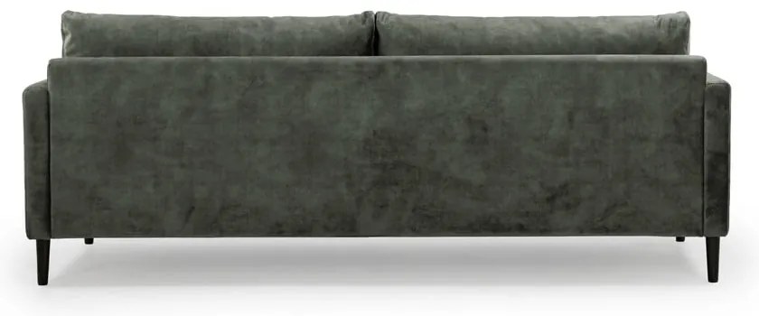 Canapea verde/gri din catifea 220 cm Adagio - Scandic
