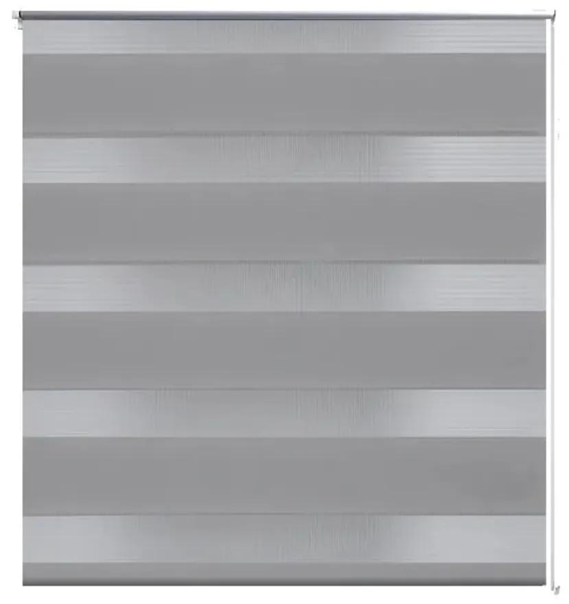 Jaluzea tip zebra, 70 x 120 cm, gri Gri, 70 x 120 cm