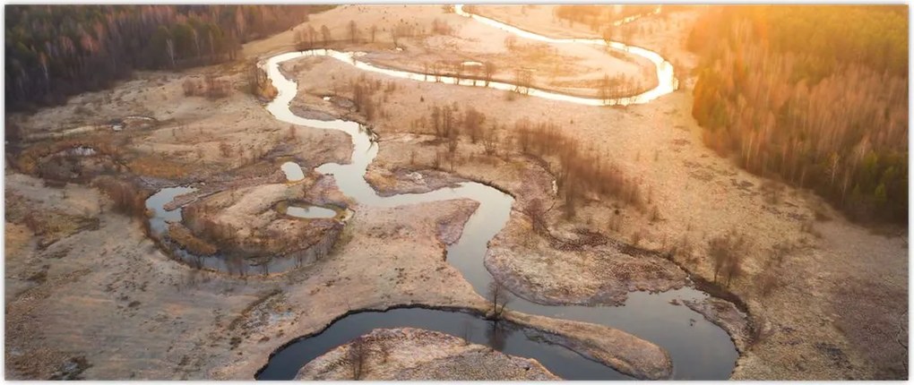 Tablou - Răsărit la Meander (120x50 cm)