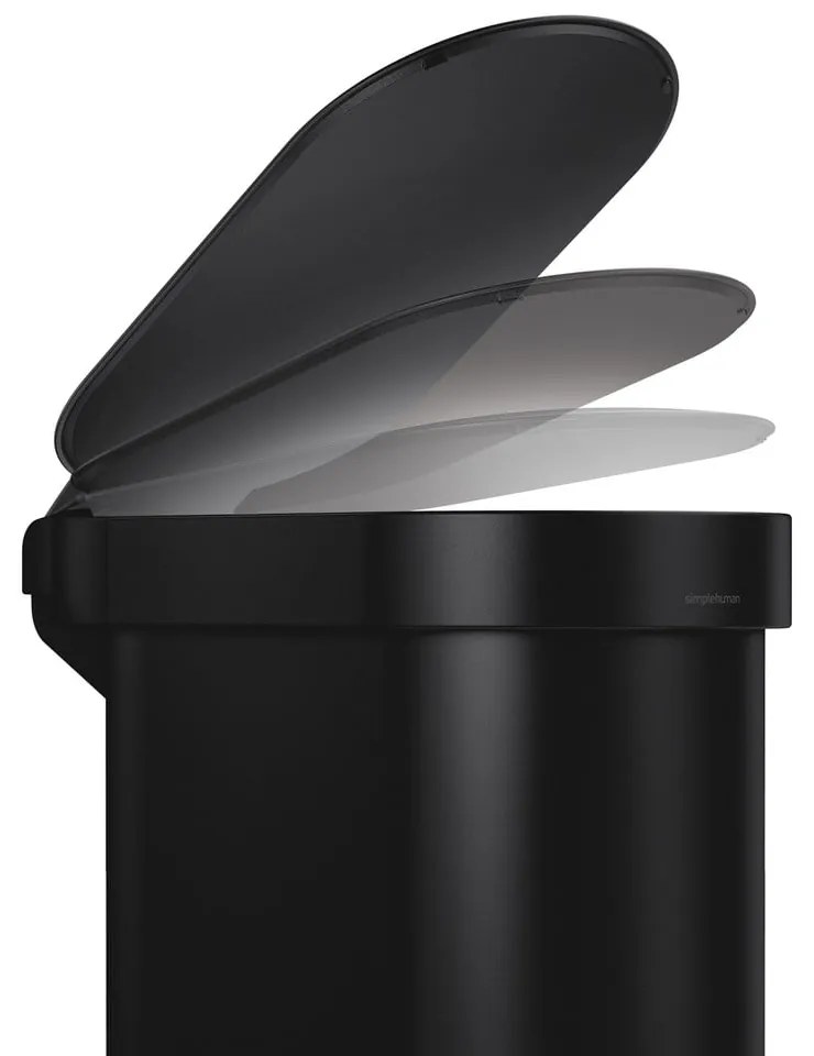 Coș de gunoi cu pedală din oțel 45 l Slim – simplehuman