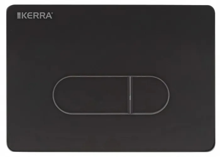 Set rezervor WC Tinos BL Pacific Black, montat pe perete