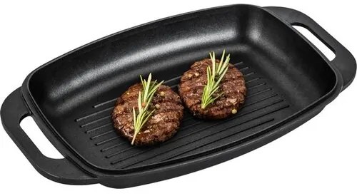 Lamart LT1105 Tigaie grill dublă 9 l/3 l cu capac,neagră