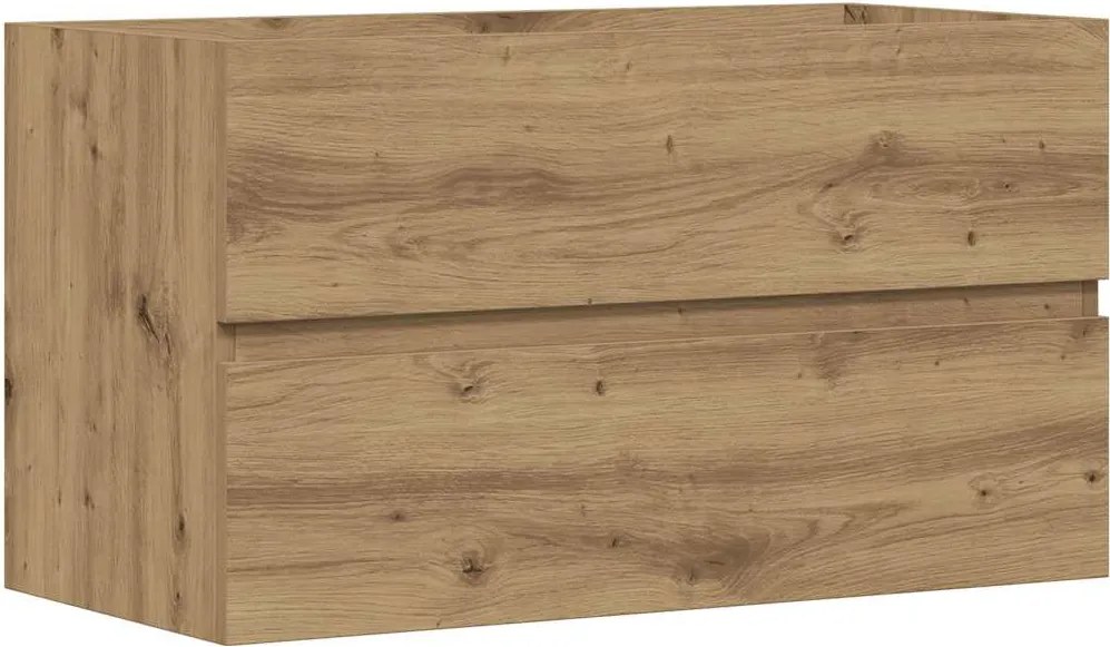 vidaXL Dulap de chiuvetă stejar artizanal 90x38,5x45 cm lemn prelucrat