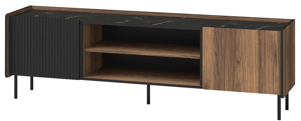Masă TV Phelan P17 (Nuc warmia + Negru). 1062547