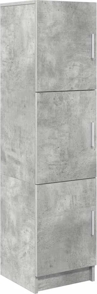 vidaXL Bufet Gri din beton 31.5 x 32 x 122.5 cm