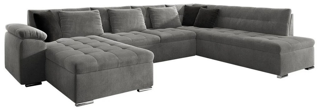 Colțar Comfivo 141Cutie de pat, 348x205x76cm, 144 kg, Picioare: Plastic