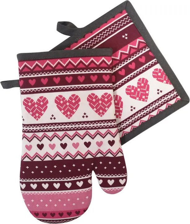 Mănușă de bucătărie și suport VALENTINES