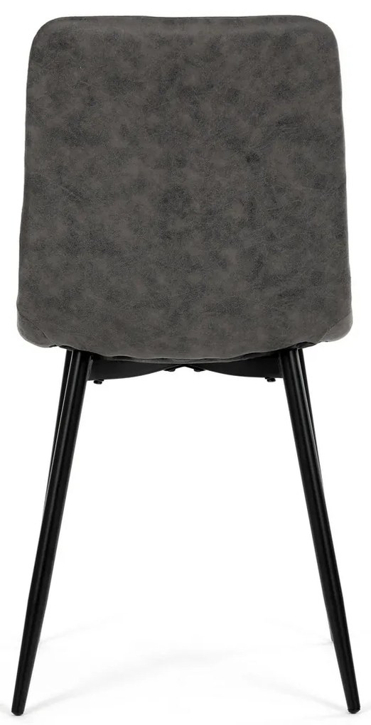 Set de scaune de sufragerie Vintage CT-281 BK3, 4buc