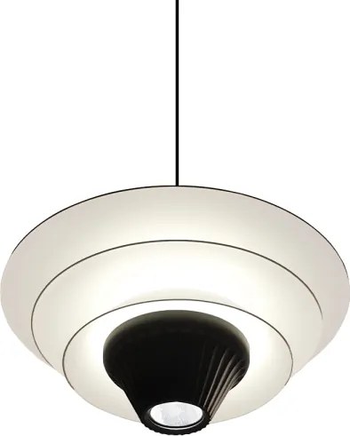 Lustră LED pe cablu MANLEY LED/5W/230V negru/alb