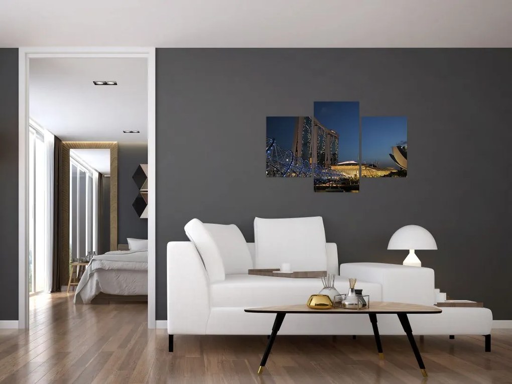 Tablou cu metropolă modernă (90x60 cm)