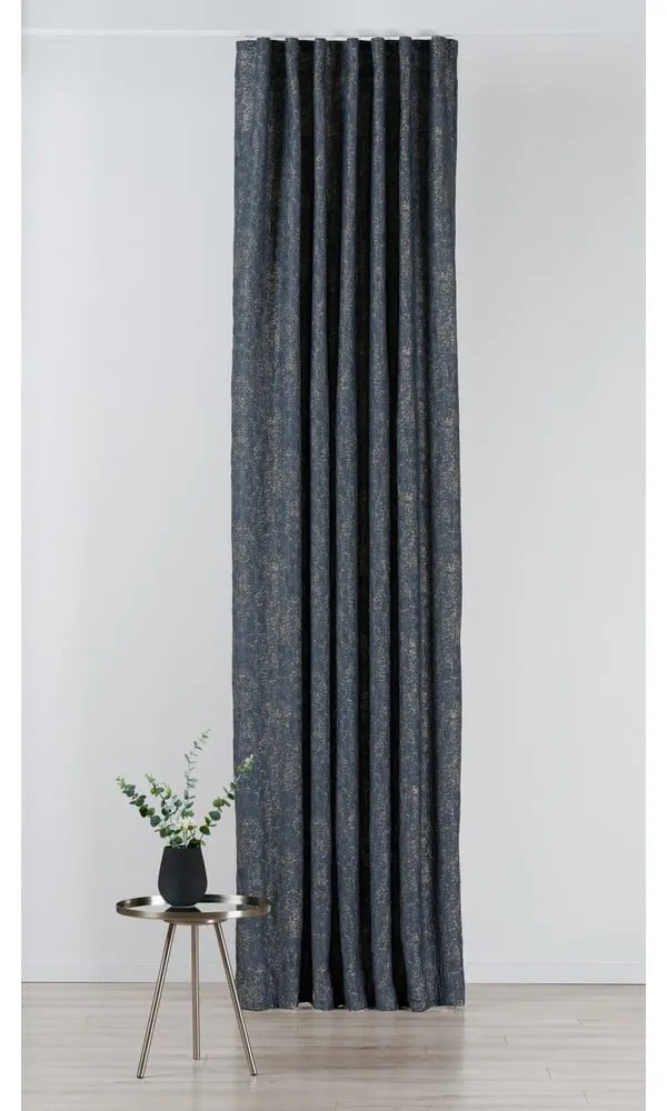 Draperie albastru-închis-gri 135x280 cm Wayland – Mendola Fabrics