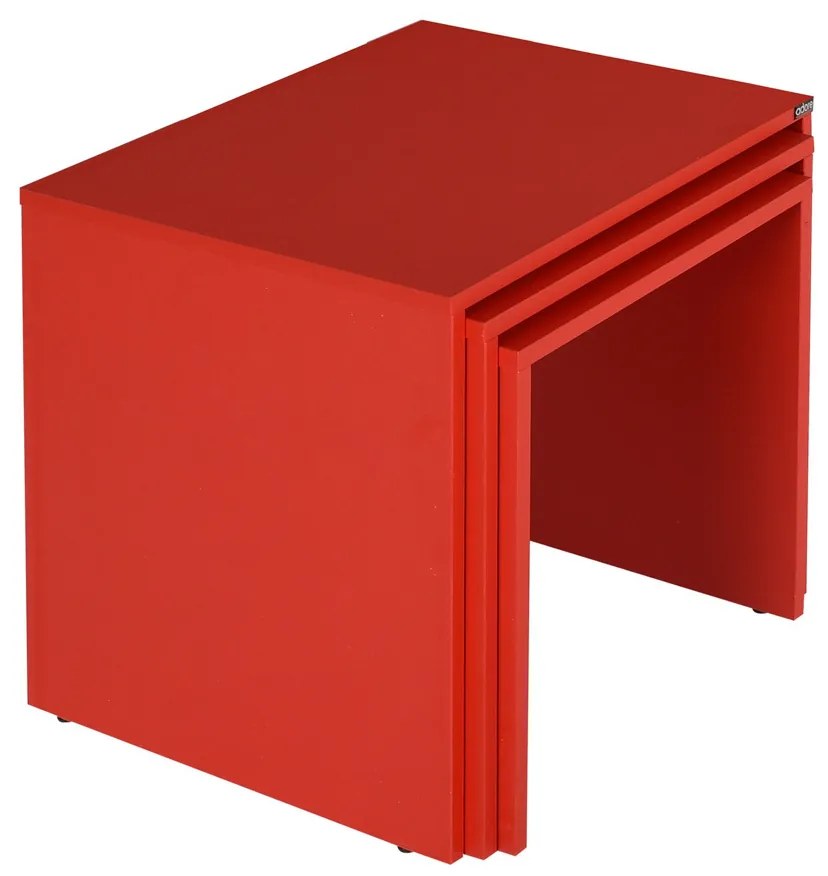 Masă pliabilă SHP Red, 3 buc