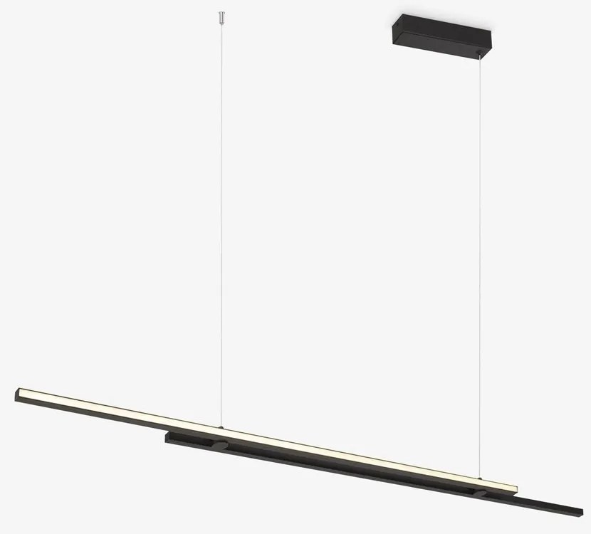 Lustra LED suspendata stil minimalist modern Halo negru