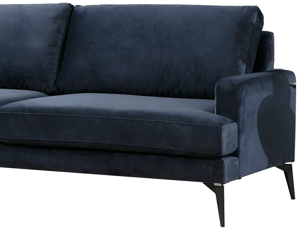 Canapea de colț Papira Corner Left (Chl+3R) - Navy Blue