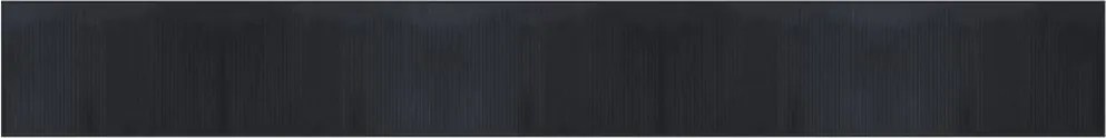 vidaXL Covor dreptunghiular, negru, 60x500 cm, bambus