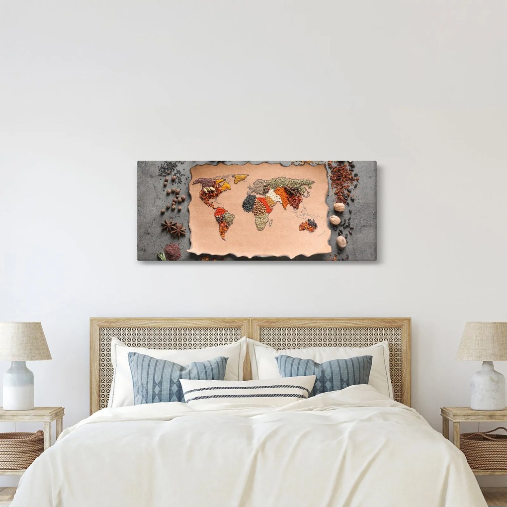 Tablou - Rădăcinile lumii (120x50 cm)