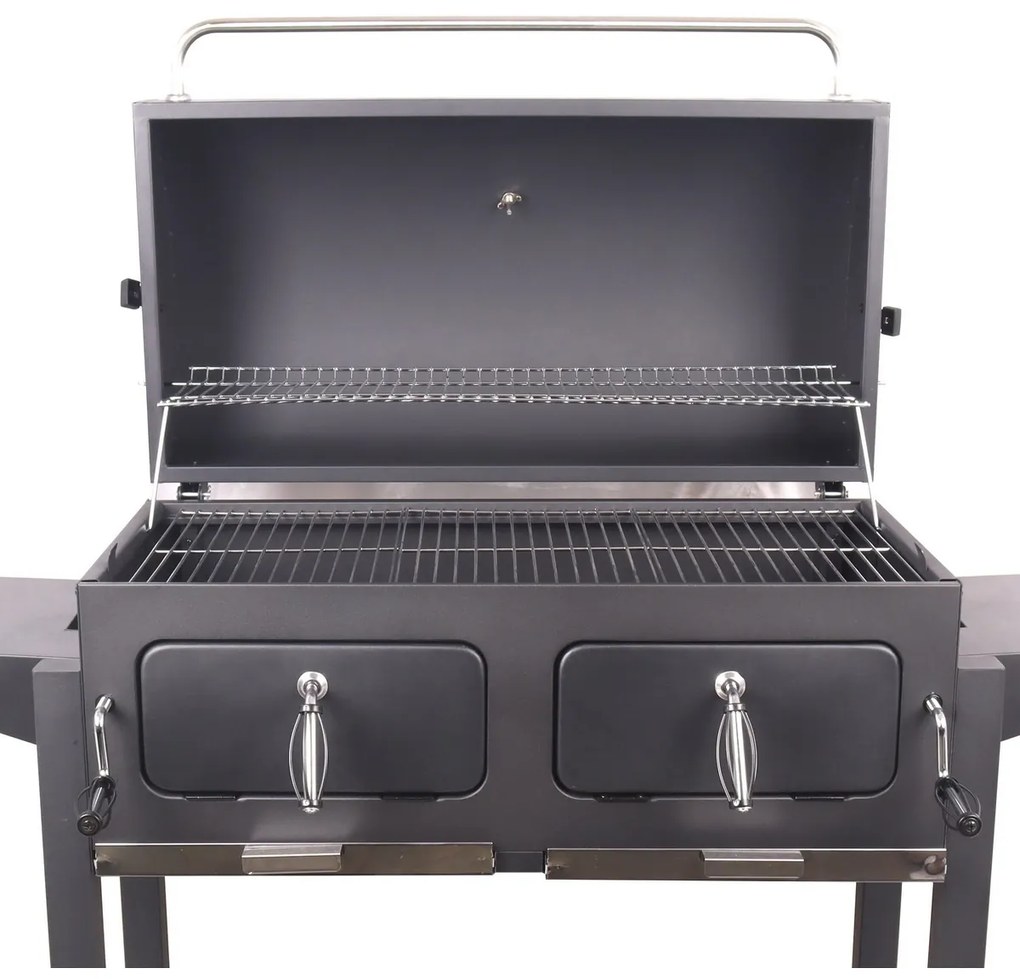 Cattara 13047 Grătar pe cărbune Royal Grande 3X l,162 x 108,5 x 64 cm