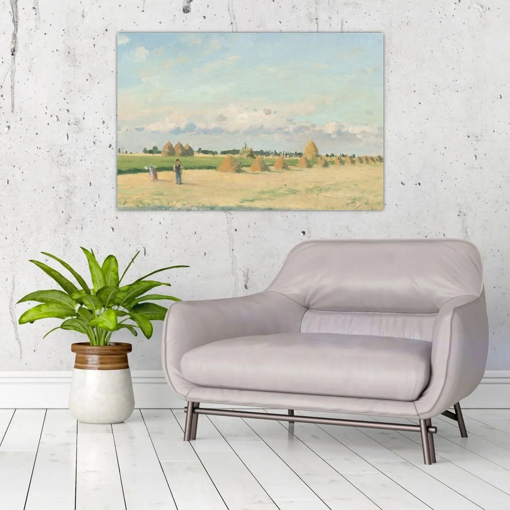 Tablou - Camille Pissarro, Landscape, Ile de France, reproducere (90x60 cm)