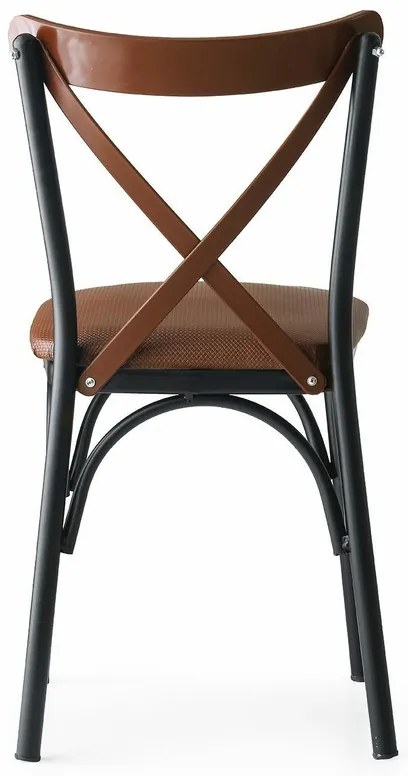 Set de scaune de sufragerie Ekol Brown, 4 buc.