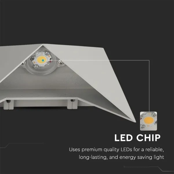 Aplică LED de exterior LED/5W/230V 3000K IP65 gri