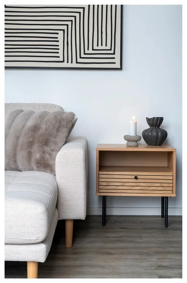 Pernă decorativă din blană artificială 45x45 cm Galena – House Nordic