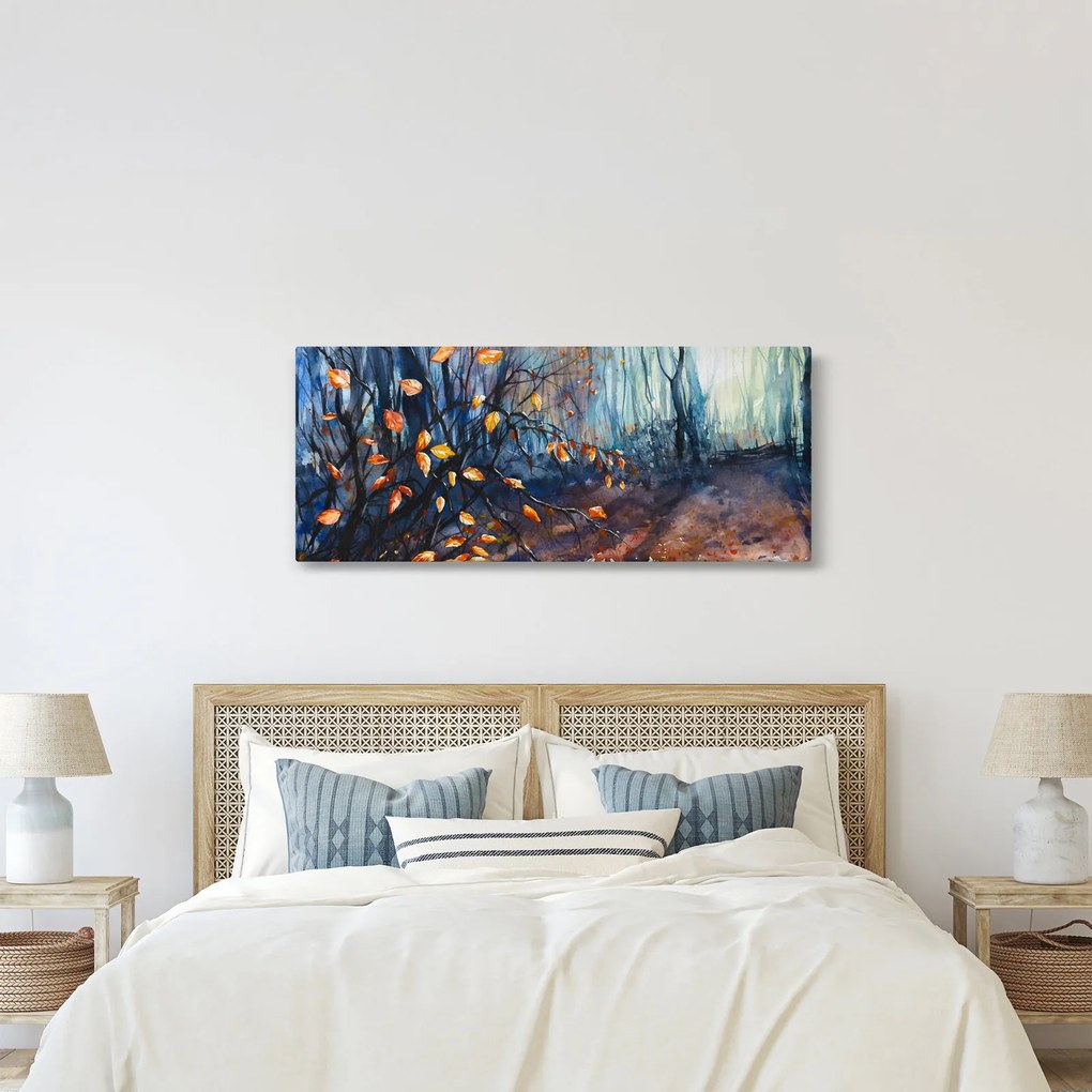 Tablou - Razele solare de toamnă (120x50 cm)