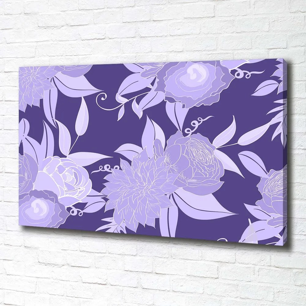Print pe canvas Model floral