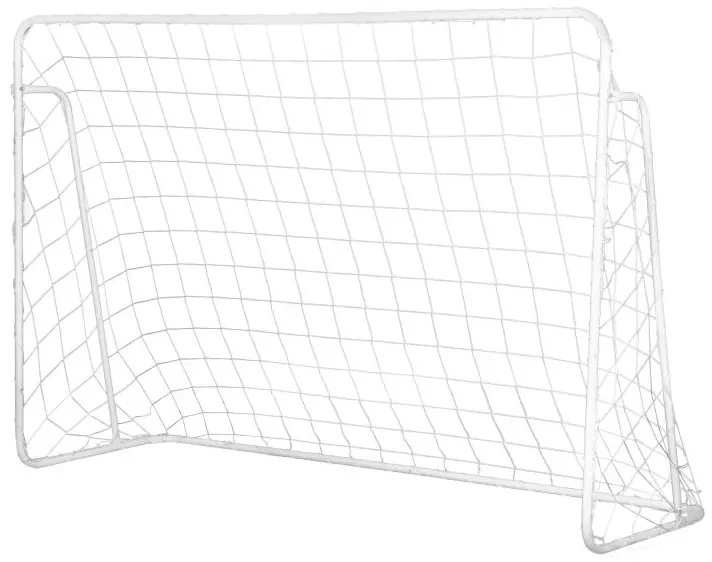 Poartă de fotbal cu perete cu țintă 180x61x122 cm