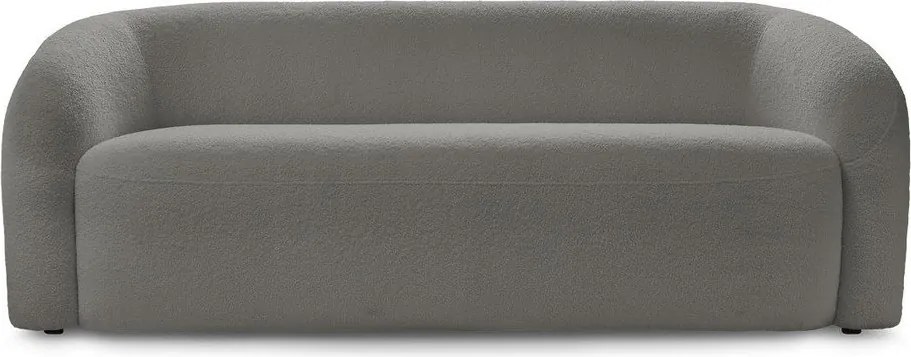 Canapea gri cu tapițerie din țesătură bouclé 193 cm Elina – Bobochic Paris