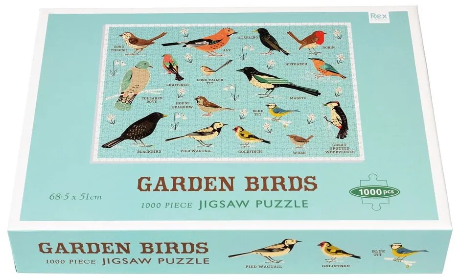 Puzzle (număr de piese 1000) Garden Birds – Rex London
