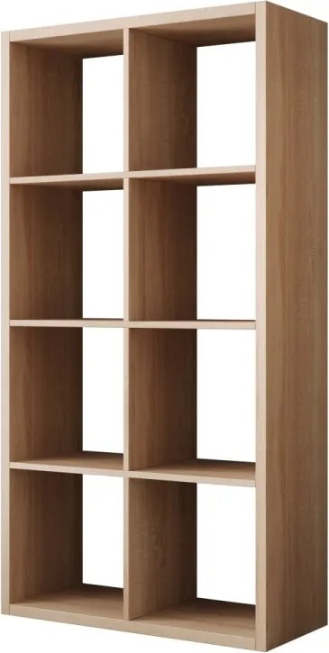 Bibliotecă, 77x150 cm, Cleo V, ADRK Furniture (Culoare: Sonoma)