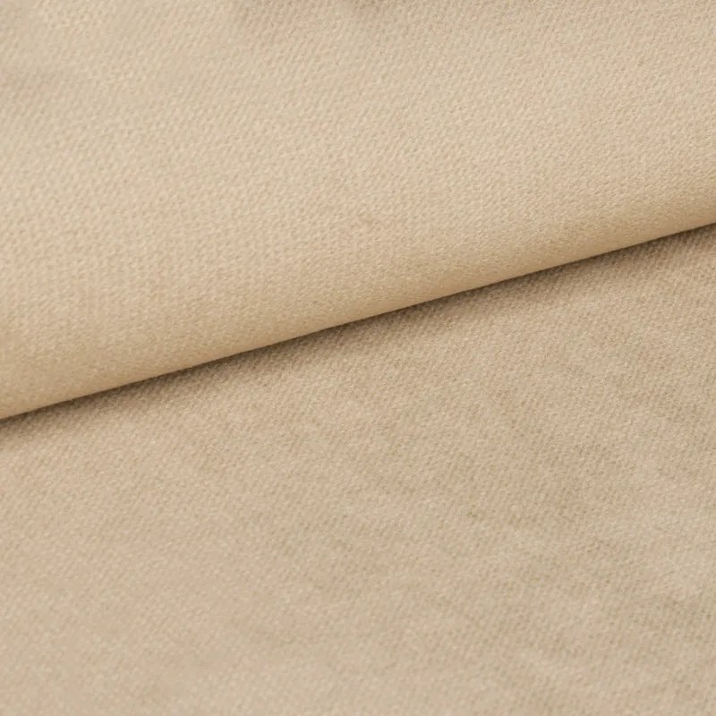 Pat tapițat COMFINO VELVET cu pat suplimentar 120x200 cm crem