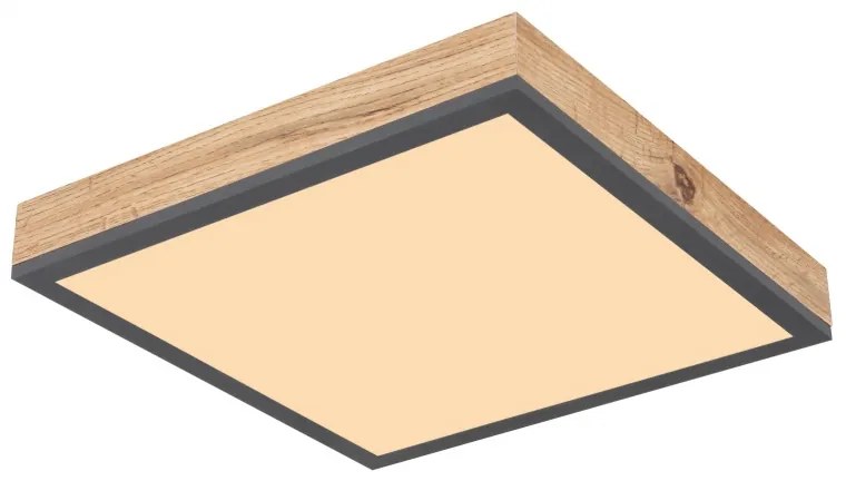 Plafoniera LED cu aspect lemn design slim DORO 12W