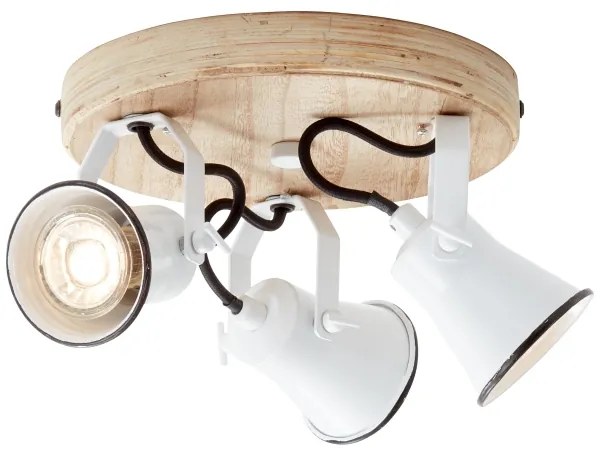 Brilliant - Spot aplicat SEED 3xGU10/5W/230V, alb/bej