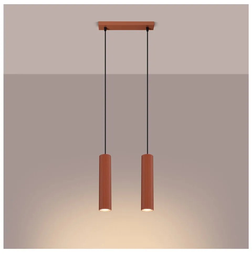 Lustră cărămizie Gleam – Sollux