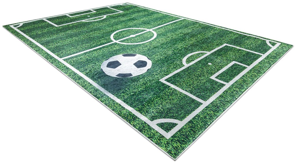 BAMBINO 51760 covor lavabil Teren, fotbal pentru copii anti-alunecare - verde