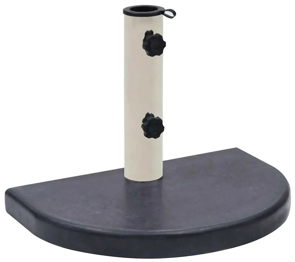 vidaXL Suport pentru umbrelă, negru, 40x28x4 cm, granit