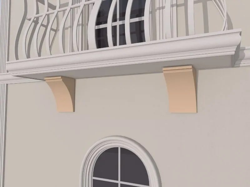 Consola decorativa de exterior FPC11 dimensiuni 400x250x250mm