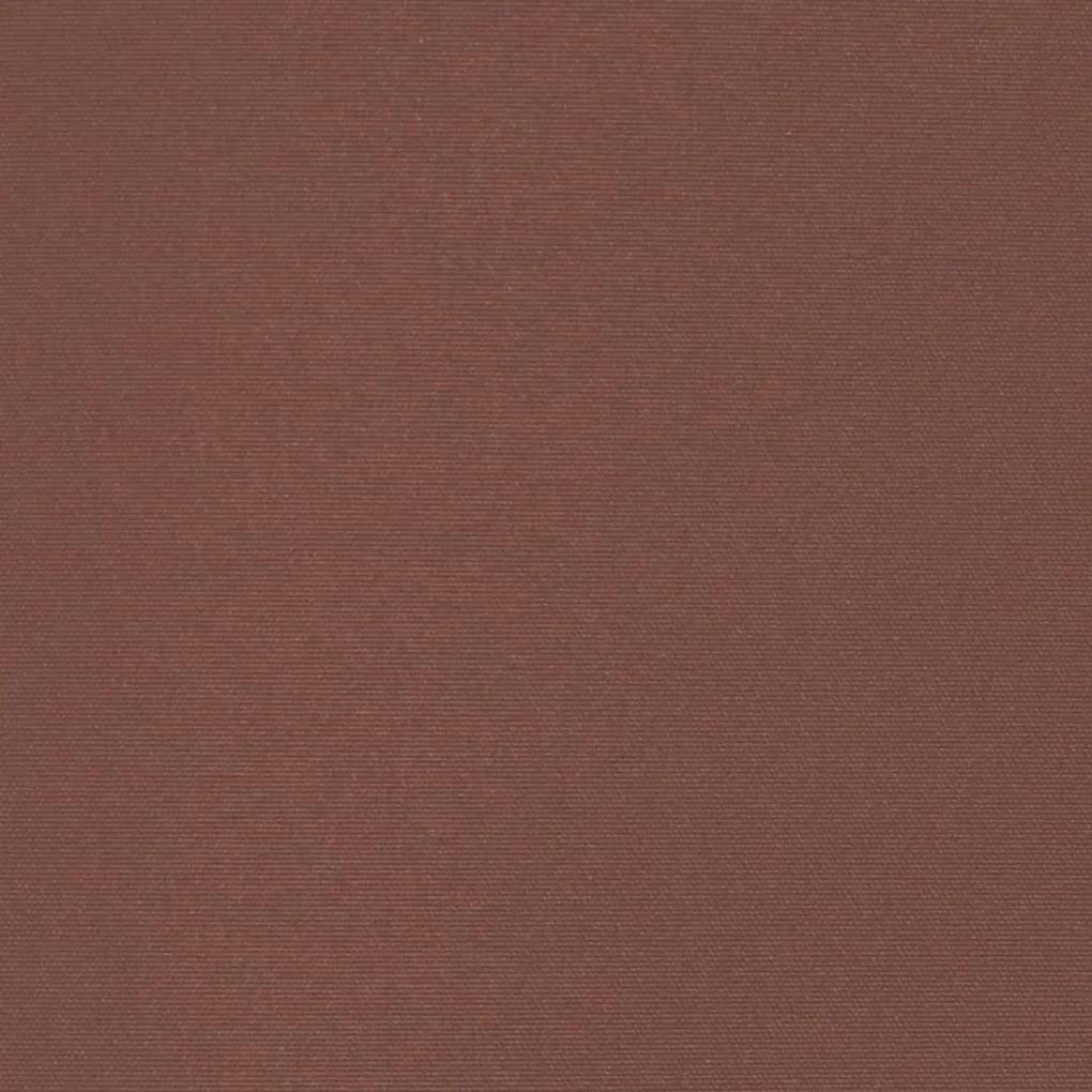 Copertina laterala retractabila de terasa, maro, 200x600 cm Maro, 200 x 600 cm