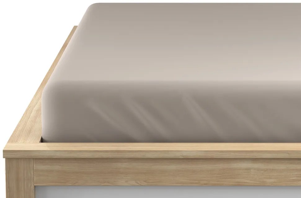 Cearsaf Jersey EXCLUSIVE gri-bej 200 x 220 cm