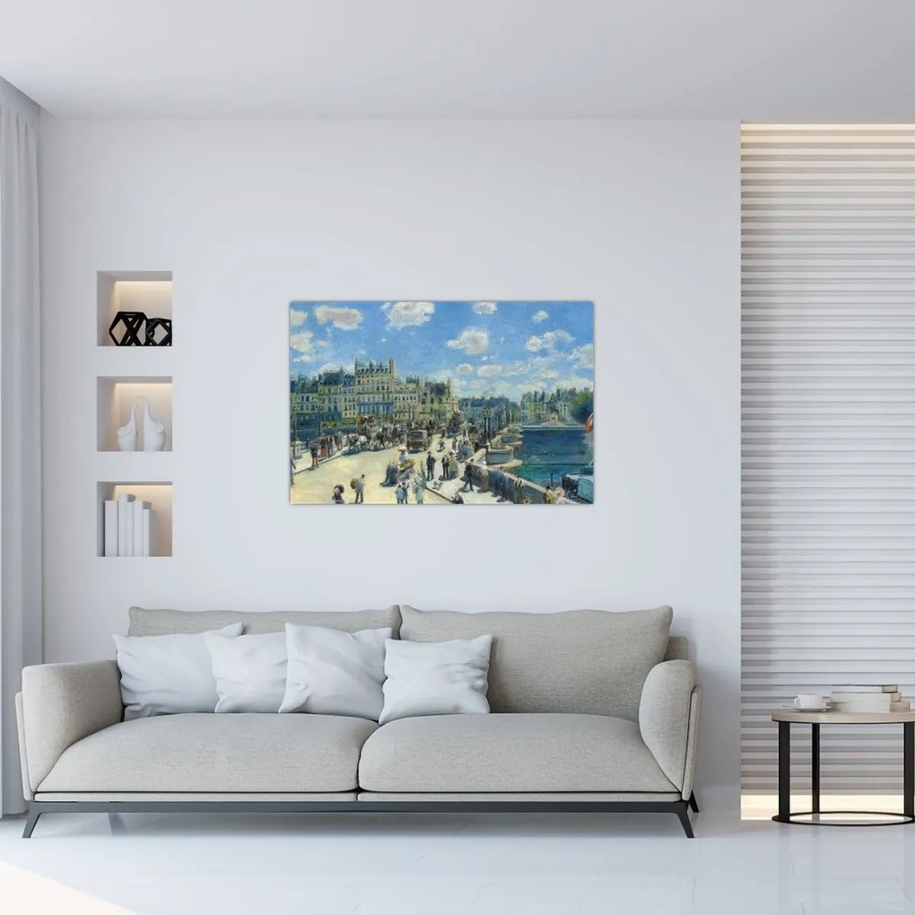 Tablou - Auguste Renoir, Pont Neuf, Paris, reproducere (90x60 cm)